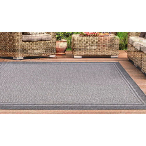 Latitude Run® Joondalup Geometric Flatweave Indoor / Outdoor Area Rug